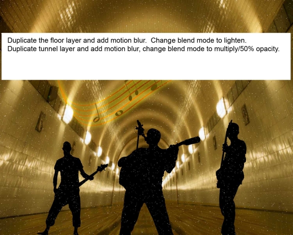 Creation of Tunnel Concert: Step 8